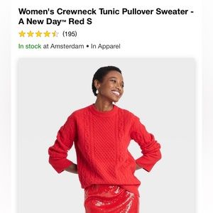 Brand new red sweater